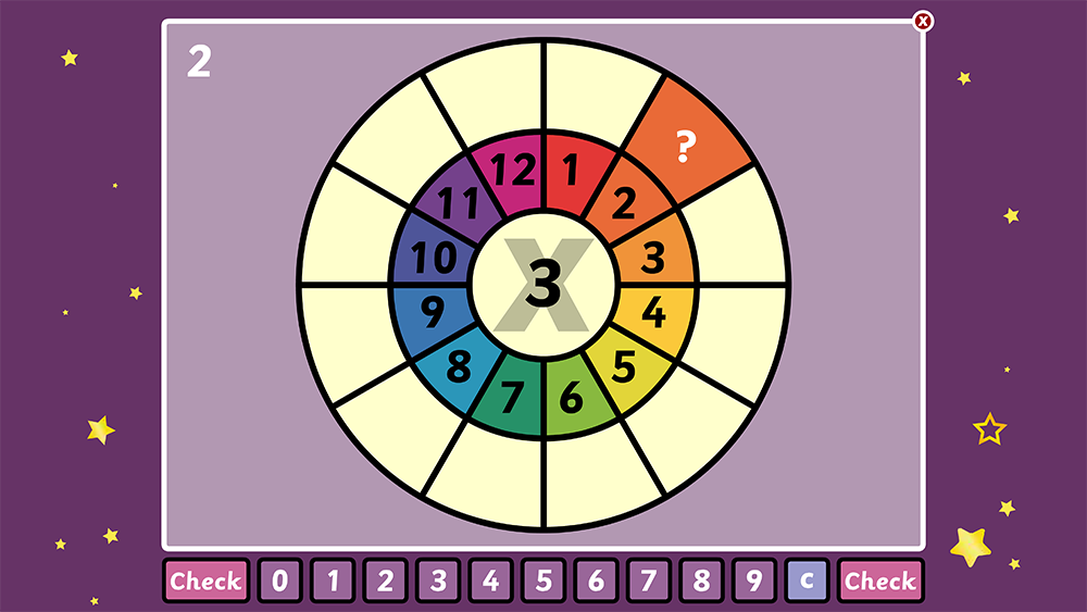 Multiplication Wheel - The Game